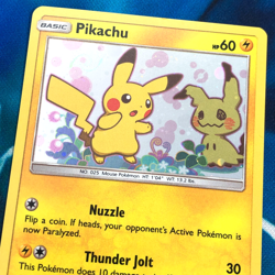 Pikachu - SM162 - Black Star Holo Rare Promo - Pokemon Card - LP - Image 2