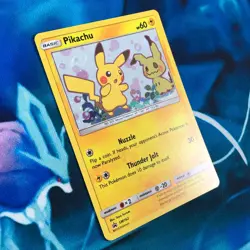 Pikachu - SM162 - Black Star Holo Rare Promo - Pokemon Card - LP - Image 3
