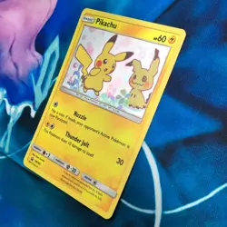 Pikachu - SM162 - Black Star Holo Rare Promo - Pokemon Card - LP - Image 4