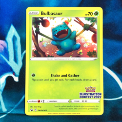 Bulbasaur - SWSH303 - Illustration Contest Promo Rare - Pokemon Card - NM - Image 1