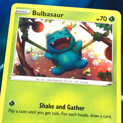 Bulbasaur - SWSH303 - Illustration Contest Promo Rare - Pokemon Card - NM - Image 2