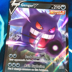 Gengar V - 156/264 - Ultra Rare Holo Fusion Strike Set - Pokemon Card - NM - Image 2