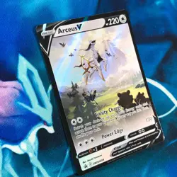 Arceus V - SWSH204 - Full Art Black Star Promo Rare - Pokemon Card - NM - Image 3