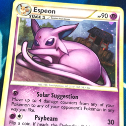 Espeon - 4/95 - Holo Rare Call of Legends Set HGSS - Pokemon Card - MP - Image 2