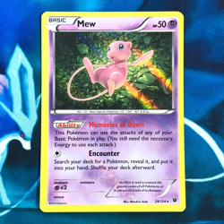 Mew - 29/124 - Holo Rare Fates Collide Set - Pokemon Card - LP - Image 1