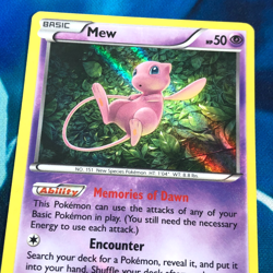 Mew - 29/124 - Holo Rare Fates Collide Set - Pokemon Card - LP - Image 2