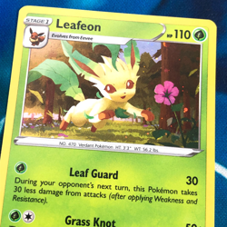 Leafeon - SWSH191 - Black Star Holo Rare Promo - Pokemon Card - LP - Image 2