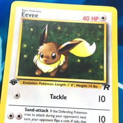 Eevee - 55/82 - 1st Edition Team Rocket - Pokemon Card - LP - Image 2