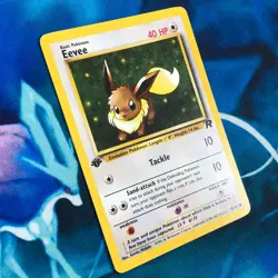 Eevee - 55/82 - 1st Edition Team Rocket - Pokemon Card - LP - Image 3