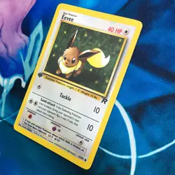 Eevee - 55/82 - 1st Edition Team Rocket - Pokemon Card - LP - Image 4
