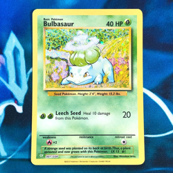 Bulbasaur - 001/034 - Classic Collection Holo Promo Rare English Pokemon Card NM - Image 1