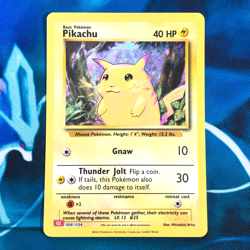 Pikachu - 008/034 - Classic Collection Holo Promo Rare English Pokemon Card NM - Image 1