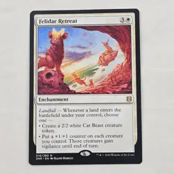 MTG Felidar Retreat Zendikar Rising 016/280 R EN NM - Image 1