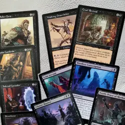 7/5 BLACK Legend ***ZOMBIES*** Tribal Level 1 Beginner Commander Deck MTG - Image 4