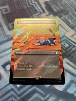 MTG Borderless Surge Foil Wasteland NM- Unplayed Universes Beyond: Fallout - Image 2