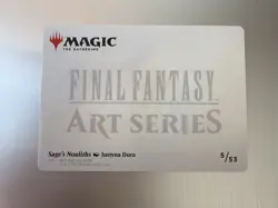 Sage’s Nouliths - Justyna Dura - Magic: Final Fantasy MTG - Art Series 5/53 - Image 2