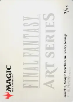 Stiltzkin, Moogle Merchant Art Card S Art Series: FINAL FANTASY 3 NM Normal MTG - Image 2