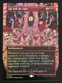 1x MTG All Will Be One (Rainbow Foil) - Secret Lair Drop Series (SLD) #1888 - Image 1