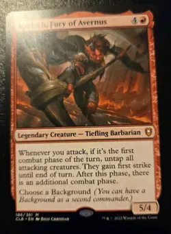 Karlach, Fury Of Avernus 186/361 Mythic Battle For Baldur's Gate MTG - Image 1