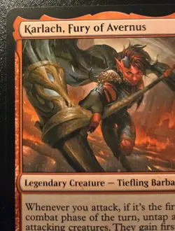 Karlach, Fury Of Avernus 186/361 Mythic Battle For Baldur's Gate MTG - Image 2