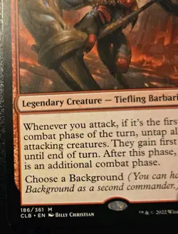 Karlach, Fury Of Avernus 186/361 Mythic Battle For Baldur's Gate MTG - Image 4