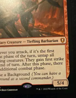 Karlach, Fury Of Avernus 186/361 Mythic Battle For Baldur's Gate MTG - Image 5