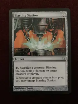 Blasting Station Fifth Dawn Regular Card Magic The Gathering NM - Image 1