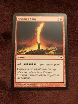 MTG Seething Song Mirrodin #104 Regular Common Card NM/Unplayed Condition - Image 1