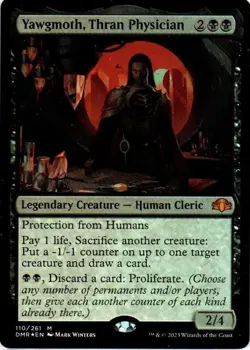 MTG: Dominaria Remastered: Foil Yawgmoth, Thran Physician: LP Condition - Image 1