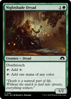 MTG Near Mint Foil Nightshade Dryad - [Modern Horizons 3] - Image 1