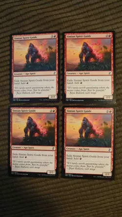 Magic: the Gathering / MtG Simian Spirit Guide x4 Time Spiral Remastered - Image 1