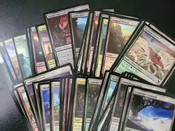 MTG Magic The Gathering - 50 Card Land Lot - Final Fantasy - Image 1