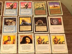 Old Magic The Gathering Cards Vintage Lot Deckmaster Collection - Image 5