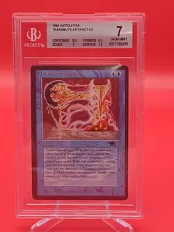 MTG Antiquities Transmute Artifact BGS 7 Subs 8.5/7/6.5/7.5 NM Magic Card - Image 1