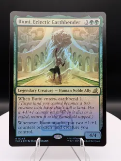 Bumi, Eclectic Earthbender FOIL: Avatar ATLA MTG (NM) - Image 1