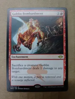 Goblin Bombardment MH2 #279 Non-Foil Standard Art NM MTG - Image 1