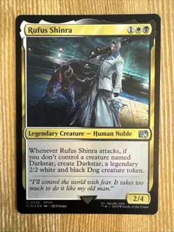 Rufus Shinra MTG Final Fantasy 0238 Foil Uncommon NM - Image 1