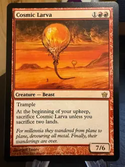 MTG Magic the Gathering Fifth Dawn Cosmic Larva - Image 1
