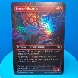 Storm-Kiln Artist (Borderless) Commander Masters Foil - Image 1