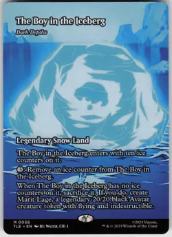 MTG The Boy in the Iceberg - Dark Depths (Borderless) Normal NM Avatar Magic 56 - Image 1