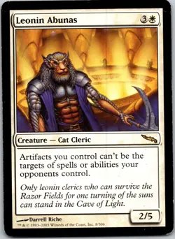 Leonin Abunas - Mirrodin - 8 - LP - MTG - Image 1