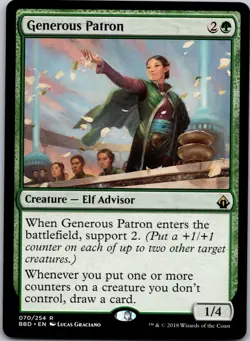 Generous Patron - Battlebond - 70 - LP - MTG - Image 1