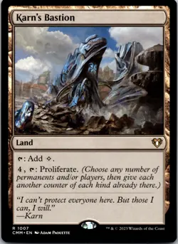 Karn's Bastion - Commander: Phyrexia: All Will Be One - 156 - LP - MTG - Image 1