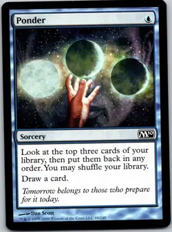 Ponder - Magic 2012 (M12) - 73 - LP - MTG - Image 1