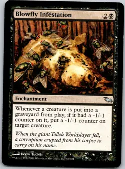 Blowfly Infestation - Shadowmoor - 58 - LP - MTG - Image 1