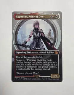 Lightning, Army of One (0320) (Borderless) Final Fantasy Regular - Image 1