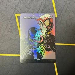 Infernal Grasp M 18 MTG Spiderman FOIL BORDERLESS Magic The Gathering ENGLISH - Image 1
