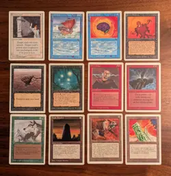UNLIMITED Lot (12 Cards) - Magic The Gathering MTG - Vintage English - Image 1