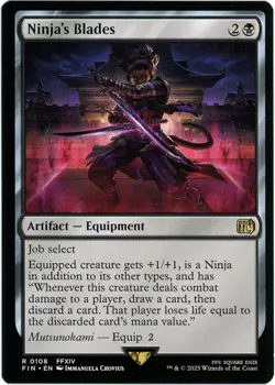 Ninja's Blades - 0108 - Final Fantasy - MTG - NM/M - Image 1
