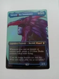 Talrand, Sky Summoner Borderless FOIL Magic the Gathering Commander Masters MTG - Image 1